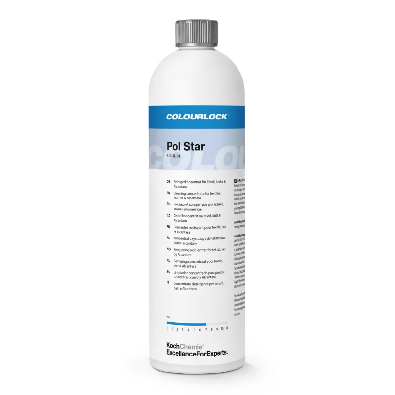 cafe 4 racer - COLOURLOCK Pol Star - Cleaner for Leather, Textiles, and Alcantara 1L - Colourlock Leather cleaners 