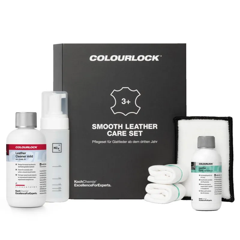 cafe 4 racer - COLOURLOCK Smooth Leather Care Set - Sada na starostlivosť o novú kožu od 3 rokov - Colourlock Sady na kožu 