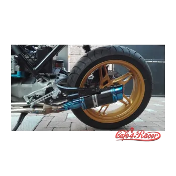 cafe 4 racer - GP style 03A carbon blue - Cafe4Racer Koncovky výfuku 