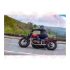cafe 4 racer - Triumph Bobber/Speedmaster Bedlam Slash-Cut Exhaust Pipes - Brushed - Motone Triumph Bonneville 