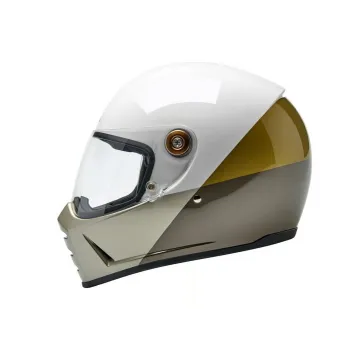 cafe 4 racer - Biltwell Lane Splitter helmet intersection gold/silver/bronz - BILTWELL Biltwell Lane Splitter 