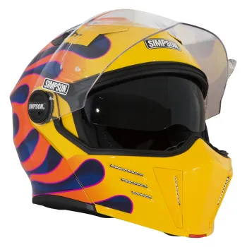 cafe 4 racer - Simpson Darksome helmet wildfire - Simpson Simpson 