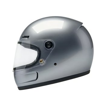 cafe 4 racer - Biltwell Gringo SV helma lesklá stříbrná - BILTWELL Biltwell Gringo SV2026 