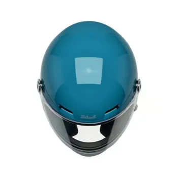 cafe 4 racer - Biltwell Gringo SV helmet gloss atlantic teal - BILTWELL Biltwell Gringo SV 2026 