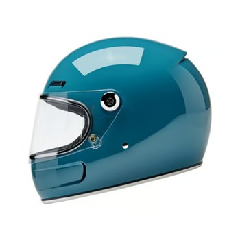 cafe 4 racer - Biltwell Gringo SV helmet gloss atlantic teal - BILTWELL Biltwell Gringo SV 2026 
