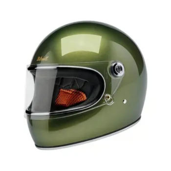 cafe 4 racer -  Biltwell Gringo S  helma integrálna lesklá bielo/čierna tracker - BILTWELL Biltwell Gringo S 2025 