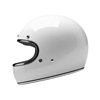cafe 4 racer - Biltwell Gringo helmet gloss white - BILTWELL Biltwell Gringo DOT 