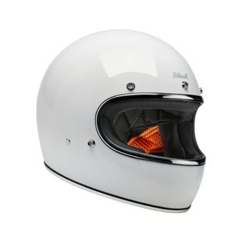 cafe 4 racer - Biltwell Gringo helmet gloss white - BILTWELL Biltwell Gringo DOT 