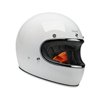 cafe 4 racer - Biltwell Gringo prilba lesklá biela - BILTWELL Biltwell Gringo DOT 