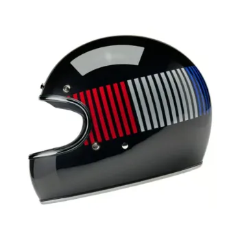 cafe 4 racer - Biltwell Gringo RWB Raceflow prilba čierna - BILTWELL Biltwell Gringo DOT 