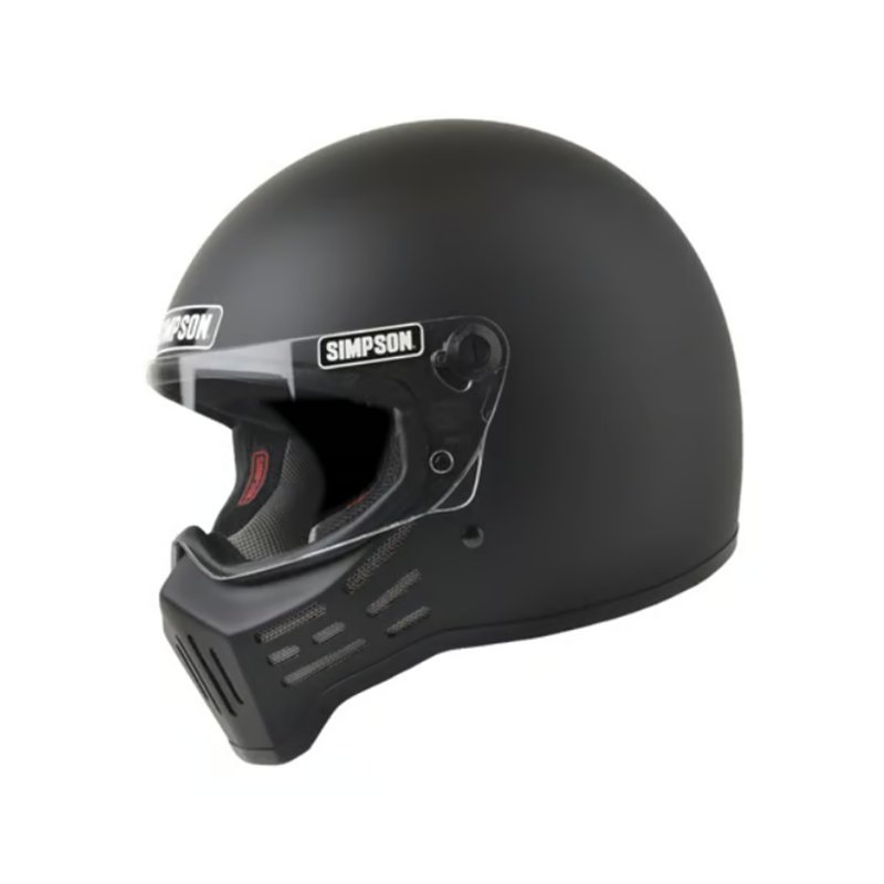 cafe 4 racer - Prilba Simpson M30 matná čierna - Simpson Simpson 