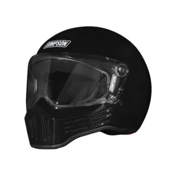 cafe 4 racer - Prilba Simpson Chopper čierna - Simpson Simpson 