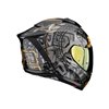 cafe 4 racer - Scorpion Exo-1500 Air Apus helmet black/grey/gold - Scorpion  SCORPION 