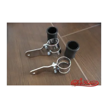 cafe 4 racer - headlight bracket 53-57mm chrome - Cafe4Racer Headlights  brackets & holders   4054783028566