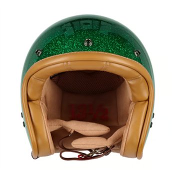cafe 4 racer - 13 1/2 Skull bucket helmet Lucky clover - 13 1/2 Company 13 1/2 Skull  