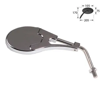 cafe 4 racer - VYŠŠÍ zrcátko kapoty SEMPIONE - Highsider Standardní zrcadla 4054783131099