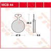 Disc brake pads MCB44