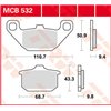 Disc brake pads MCB532
