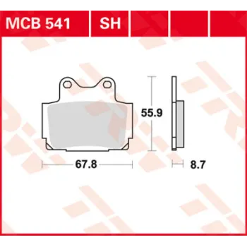 cafe 4 racer - EBC-FA337 - EBC Brake pads / shoes 4251352665959