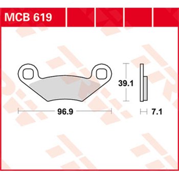 cafe 4 racer - CLBRA BRAKE PADS 2430XBK5 SINTER METAL - CL BRAKES Brake pads / shoes 841754010842