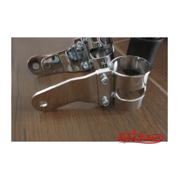 cafe 4 racer - headlight bracket 43-47mm chrome - Cafe4Racer Headlights  brackets & holders   4054783028542