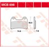 cafe 4 racer - Disc brake pads MCB698 - TRW Brake pads / shoes 3322937222889