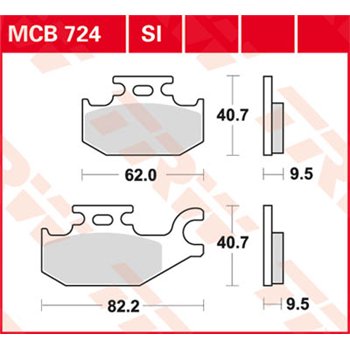 cafe 4 racer - CLBRA BRAKE PADS 2306S4 SINTER METAL - CL BRAKES Brake pads / shoes 841754008856