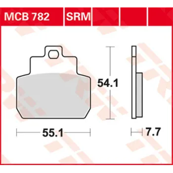 Disc brake pads MCB782