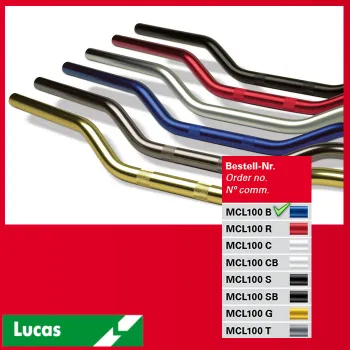 cafe 4 racer - Barracuda HANDLEBAR RACING 28/22 RED - BARRACUDA Standard handlebars 753610855255