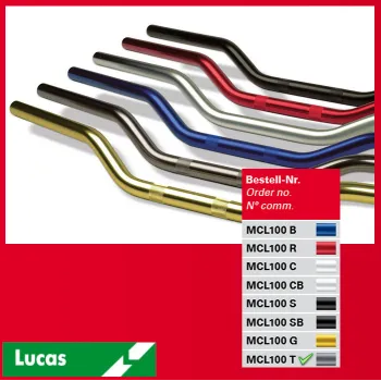 cafe 4 racer - ABM Handlebar Superbike Type 0229 stireborné - ABM Štandardné riaditká  4054783013074