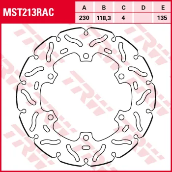 cafe 4 racer - MD615 EBC INOX-Disc - EBC Brake discs 5050953306396