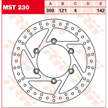 cafe 4 racer - TRW Brake Disc MST241 - TRW Brake discs 3322937354788