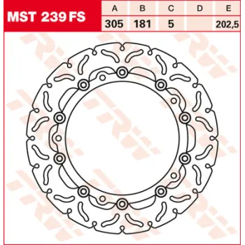 cafe 4 racer - MD615 EBC INOX-Disc - EBC Brake discs 5050953306396
