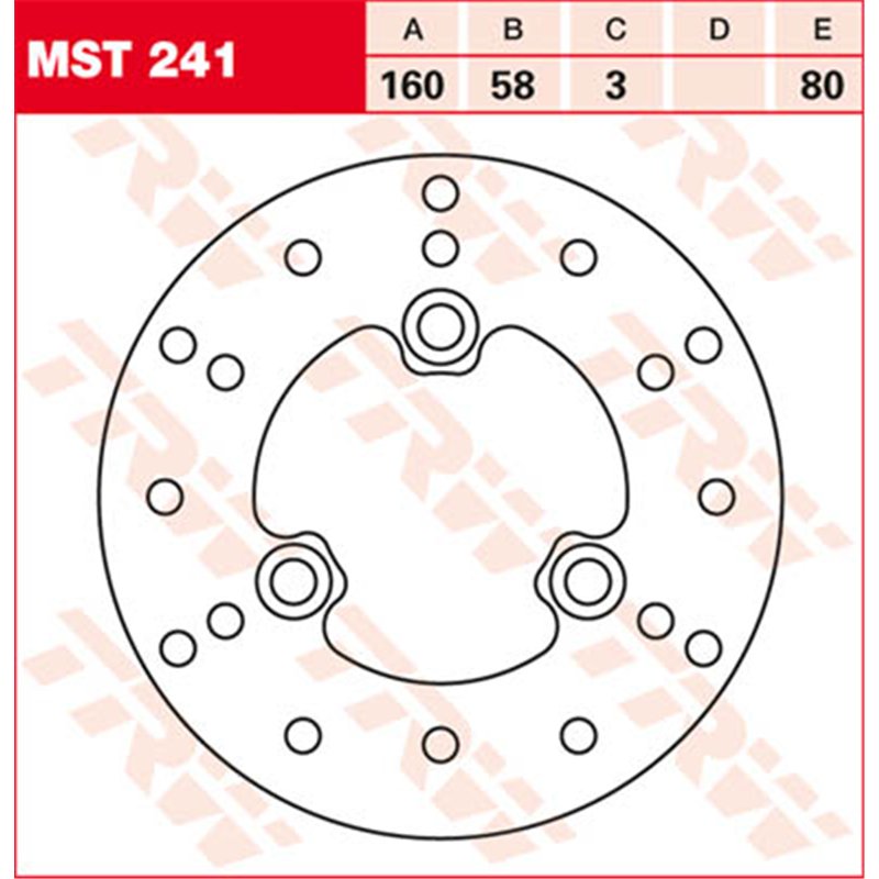 cafe 4 racer - TRW Brake Disc MST241 - TRW Brake discs 3322937354788