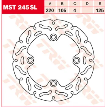 cafe 4 racer - VR2125 EBC INOX VEE-Rotor - EBC Brake discs 5050953645136