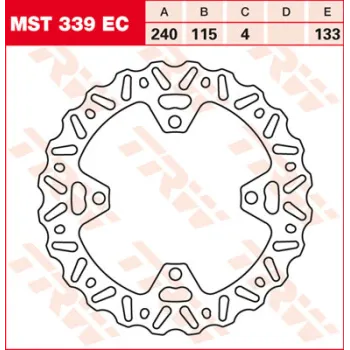 cafe 4 racer - VR629GLD EBC INOX VEE-Rotor - EBC Brzdové kotouče 5050953625954
