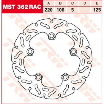 cafe 4 racer - MD6066D EBC INOX-Disc - EBC Brake discs 5050953305627