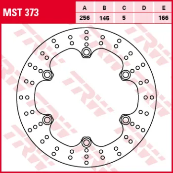 TRW Brake Disc MST373