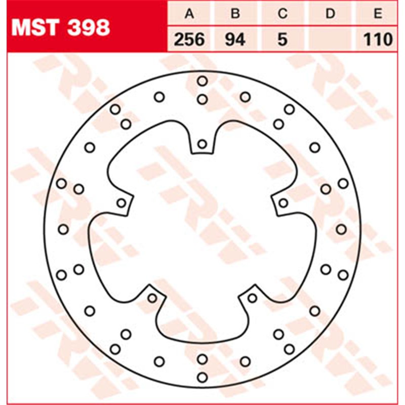 cafe 4 racer - TRW Brzdový kotouč MST398 - TRW Brzdové kotouče 3322938023461