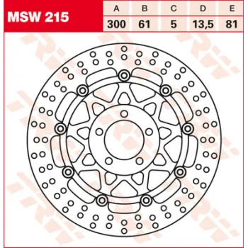 cafe 4 racer - MD9163D EBC INOX-Disc - EBC Brake discs 5050953829673