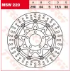 Floating brake disc MSW220