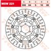Floating brake disc MSW221