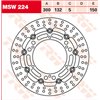 cafe 4 racer - Plovoucí brzdový kotouč MSW224 - TRW Brzdové kotouče 3322937276431