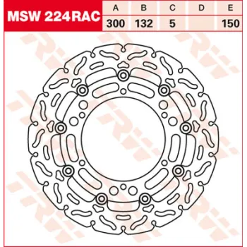 cafe 4 racer - VR2103 EBC INOX VEE-Rotor - EBC Brake discs 5050953626586
