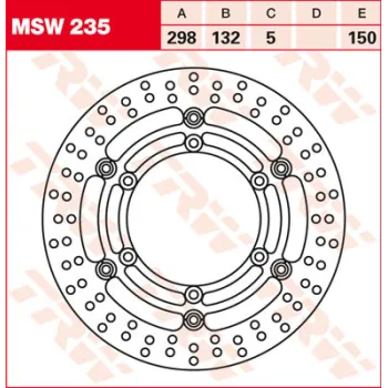 cafe 4 racer - MD534X EBC INOX X-Disc - EBC Brake discs 
