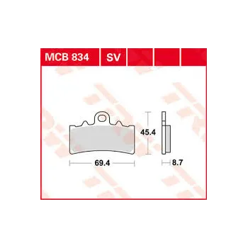 cafe 4 racer - FA188HH EBC Goldstuff Brake pads - EBC Brake pads / shoes 5050953002427