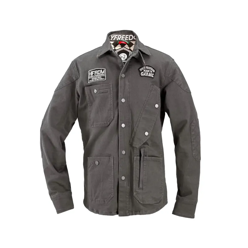 cafe 4 racer - Holy Freedom King jacket gray - HOLY FREEDOM Jackets 
