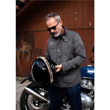 cafe 4 racer - Holy Freedom King jacket gray - HOLY FREEDOM Jackets 