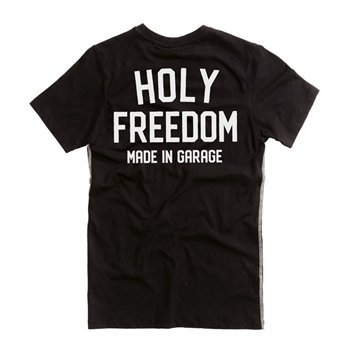 cafe 4 racer - Holy Freedom Crew tričko čierne - HOLY FREEDOM Tričká 