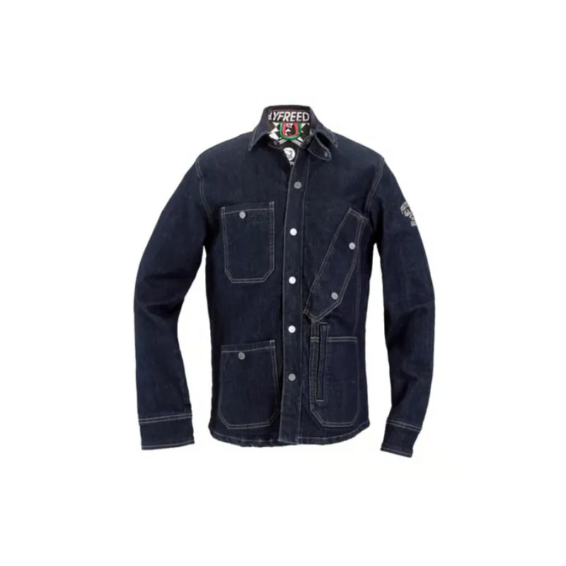 cafe 4 racer - Holy Freedom King jacket denim - HOLY FREEDOM Jackets 
